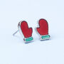 Winter Wonderland Silver Plated Christmas Earring Set, thumbnail 3 of 6