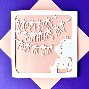 Personalised First Father's Day Card, 3 of 5