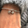 Personalised Sterling Silver Crescent Moon And Initial Star Necklace, thumbnail 6 of 11