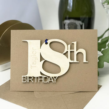 Personalised 18th Birthday Card, 3 of 12