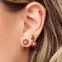 Mismatched Flower Stud Earrings, thumbnail 1 of 6