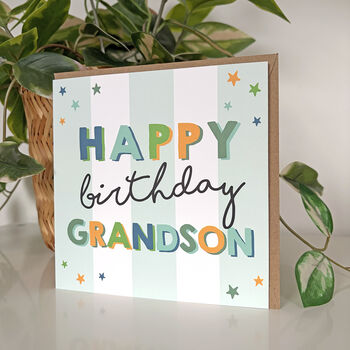 Celebration Birthday Grandson Card, 2 of 3
