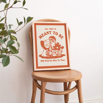 'All Thats Meant To Be' Frog Print Ouline Only, 3 of 10