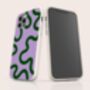 Purple Swirl Biodegradable Phone Case, thumbnail 5 of 8