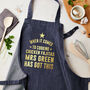 Personalised Blue Denim Cooking Apron, thumbnail 3 of 3