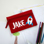 Personalised Pencil Case, Rocket, thumbnail 3 of 9