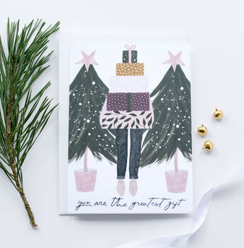 Illustrated Pack Of Six Luxury Christmas Cards, 2 of 4