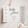 Black And White Gatefold Wedding Invitations, thumbnail 1 of 5