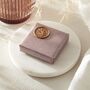 Dainty Lotus Huggie Hoops, thumbnail 5 of 5