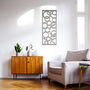 Circular Geometric Metal Wall Art Panel: Modern Decor, thumbnail 5 of 11