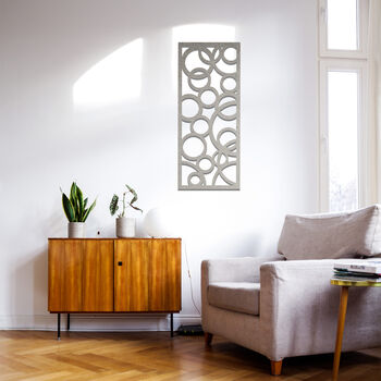 Circular Geometric Metal Wall Art Panel: Modern Decor, 5 of 11