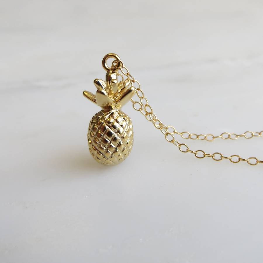 pineapple necklace by gracie collins | notonthehighstreet.com