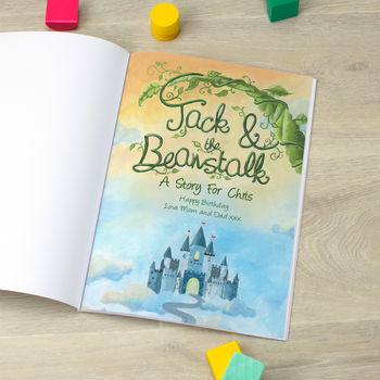 Personalised Jack And The Beanstalk Story Book, 6 of 6