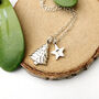 Sterling Silver Christmas Tree Necklace, thumbnail 2 of 12