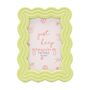 Lime Green Contemporary Photo Frame Four″ X Six″, thumbnail 1 of 3
