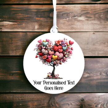 Personalised Whimsical Valentine Anniversary Love Hanging Decoration, 8 of 10