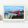 Personalised Whitstable Vintage Style Travel Poster, thumbnail 3 of 9