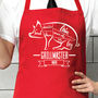 Personalised Pig 'Grill Master' Apron, thumbnail 1 of 10
