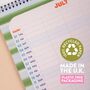 2027 A3 Family Wall Calendar | Coastal Stripe, thumbnail 6 of 7