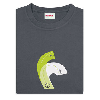 Over And Out Grey Car T Shirt, 3 of 5