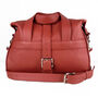 Personalised Handcrafted Red Leather Overnight Bag, thumbnail 1 of 8