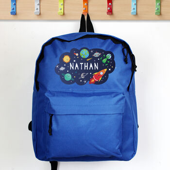 Personalised Space Backpack For Kids, 4 of 5