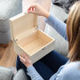 Personalised Sea Life Animals Keepsake Box New Baby Gift, thumbnail 4 of 6