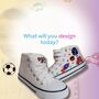 Doodle My Shoe, Customise Your Own Trainers! The UK 'S 1st Doodle And Wash Kids Shoes! Includes Free Stencils, thumbnail 9 of 9
