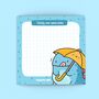 Cute Dinosaur Sticky Notes, thumbnail 1 of 5