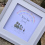 Personalised 'You Are Loved' Rainbow Pebble Family, thumbnail 4 of 5