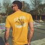 Hoy Fly Hard T Shirt Mustard, thumbnail 1 of 6