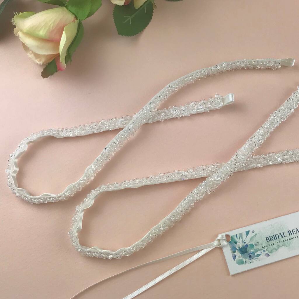 Neve Crystal Attachable Bridal Straps, 1 of 10