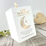 Personalised Eid Al Fitr Crescent White Tea Light Holder, thumbnail 4 of 6