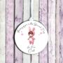 Personalised Cute Child Bunny Hearts Decoration, thumbnail 1 of 2