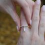 Sterling Silver Ball Bead Ring With Mini Bearded Dragon, thumbnail 6 of 10