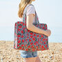 Fair Trade Watermelon Quilted Cotton Tote Bag, thumbnail 1 of 2