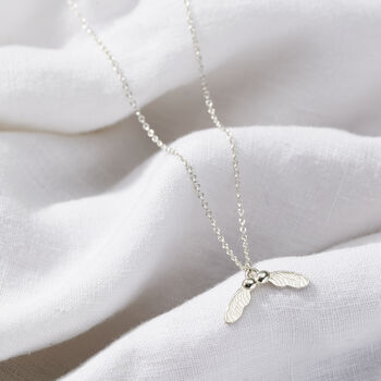 Sycamore Seeds Charms Necklace, 3 of 8