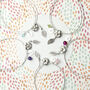 Personalised Sterling Silver And Gemstone Bracelet, thumbnail 5 of 5