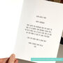 Personalised All About You Gold Foil Birthday Card, thumbnail 7 of 8