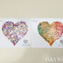 Multicoloured Butterfly Heart Sticker, thumbnail 3 of 6