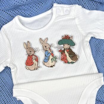 Peter Rabbit | Peter, Flopsy, And Benjamin Sew On Patch Set, 3 of 3