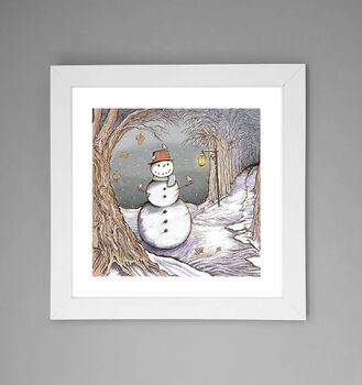 'Snowman' Print, 2 of 3