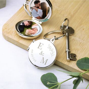 Valentines Gifts Photo Locket Keyring, 3 of 6