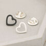 Sterling Silver Heart Lapel. Wedding Tie Pin For Groom, thumbnail 1 of 9