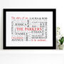 Personalised 'The Story Of Us' Family Print, thumbnail 3 of 10