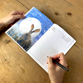 Undated Weekly Planner With Hare Art, 4 of 8