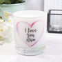 I Love You Mum Mother's Day Luxury Candle, thumbnail 2 of 4