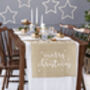 Wooden Gold Glitter Star Decorations, thumbnail 2 of 4