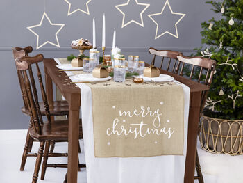 Wooden Gold Glitter Star Decorations, 2 of 4