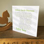 Personalised New Baby Boy Card, thumbnail 1 of 4